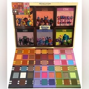 Revolution ~ DISNEY PIXAR MONSTERS UNIVERSITY Large Eyeshadow Palette 54 Shades!